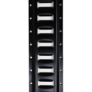 6' Series E-Track Flanged, Horizontal, Powder Coated