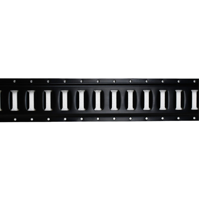 6' Series E-Track Flanged, Horizontal, Powder Coated