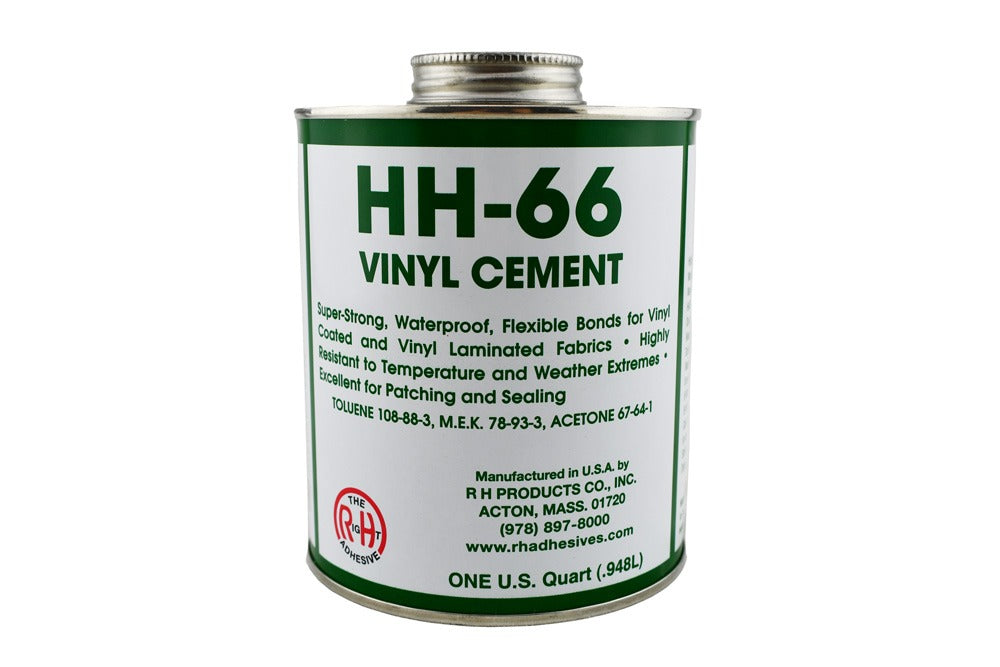 Using HH-66 Vinyl Cement on Vinyl Fabric 